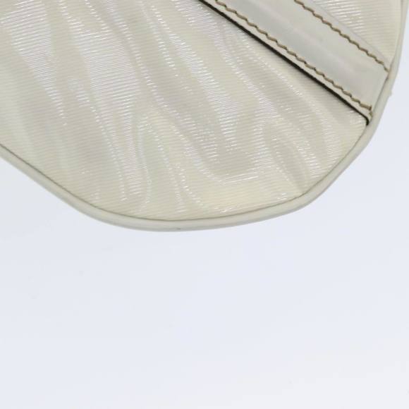 GUCCI Web Sherry Line Shoulder Bag Coated Canvas White Red 162740 Auth ep4886 - Picture 16 of 16